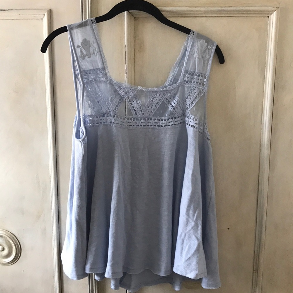 Free People light blue top